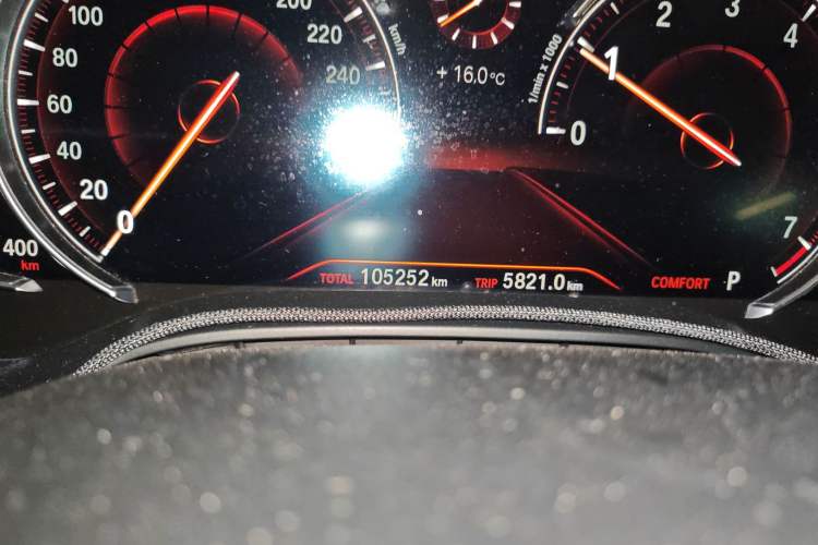 Used BMW 6 Series GT 2018 640i xDrive M Sport Package Odometer Close Up