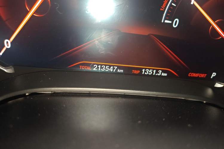 Used BMW 6 Series GT 2018 630i M Sport Package Odometer Close Up