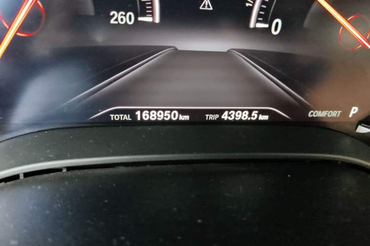 Used BMW 6 Series GT 2018 630i M Sport Package Odometer Close Up