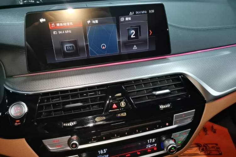 Used BMW 6 Series GT 2019 630i M Sport Package Audio And AC Panel