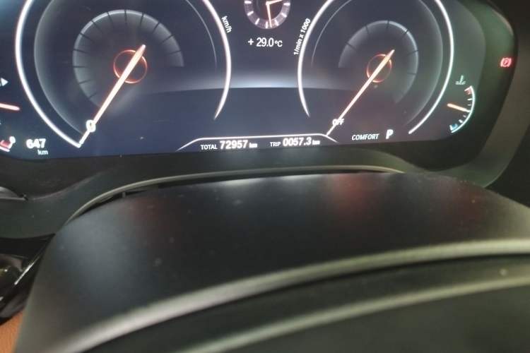 Used BMW 6 Series GT 2019 630i M Sport Package Odometer Close Up