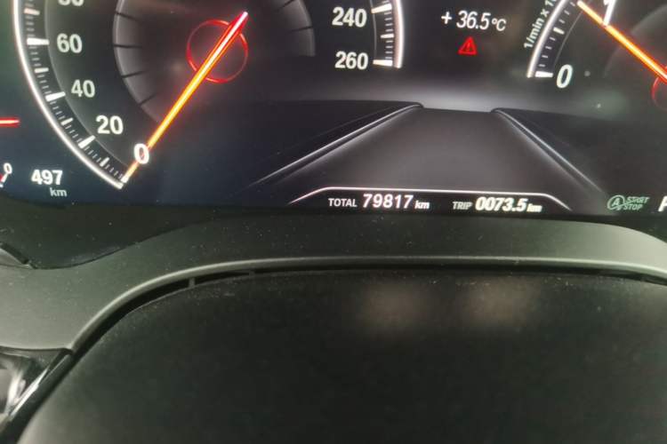 Used BMW 6 Series GT 2019 630i M Sport Touring Edition Odometer Close Up