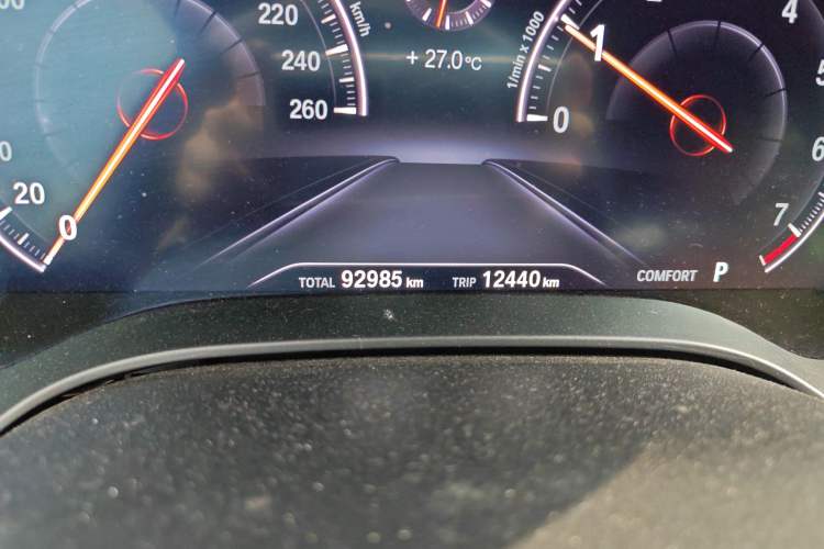 Used BMW 6 Series GT 2019 630i M Sport Package Odometer Close Up