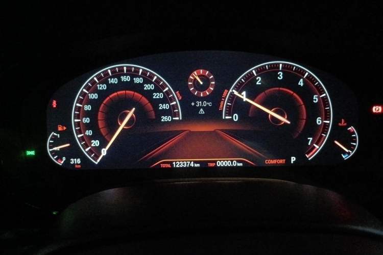 Used BMW 6 Series GT 2019 630i M Sport Touring Edition Odometer Close Up