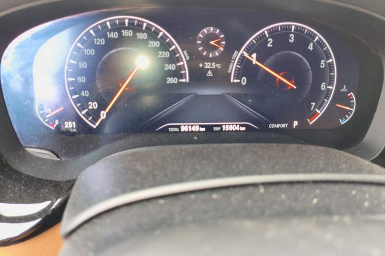 Used BMW 6 Series GT 2019 630i M Sport Package Odometer Close Up