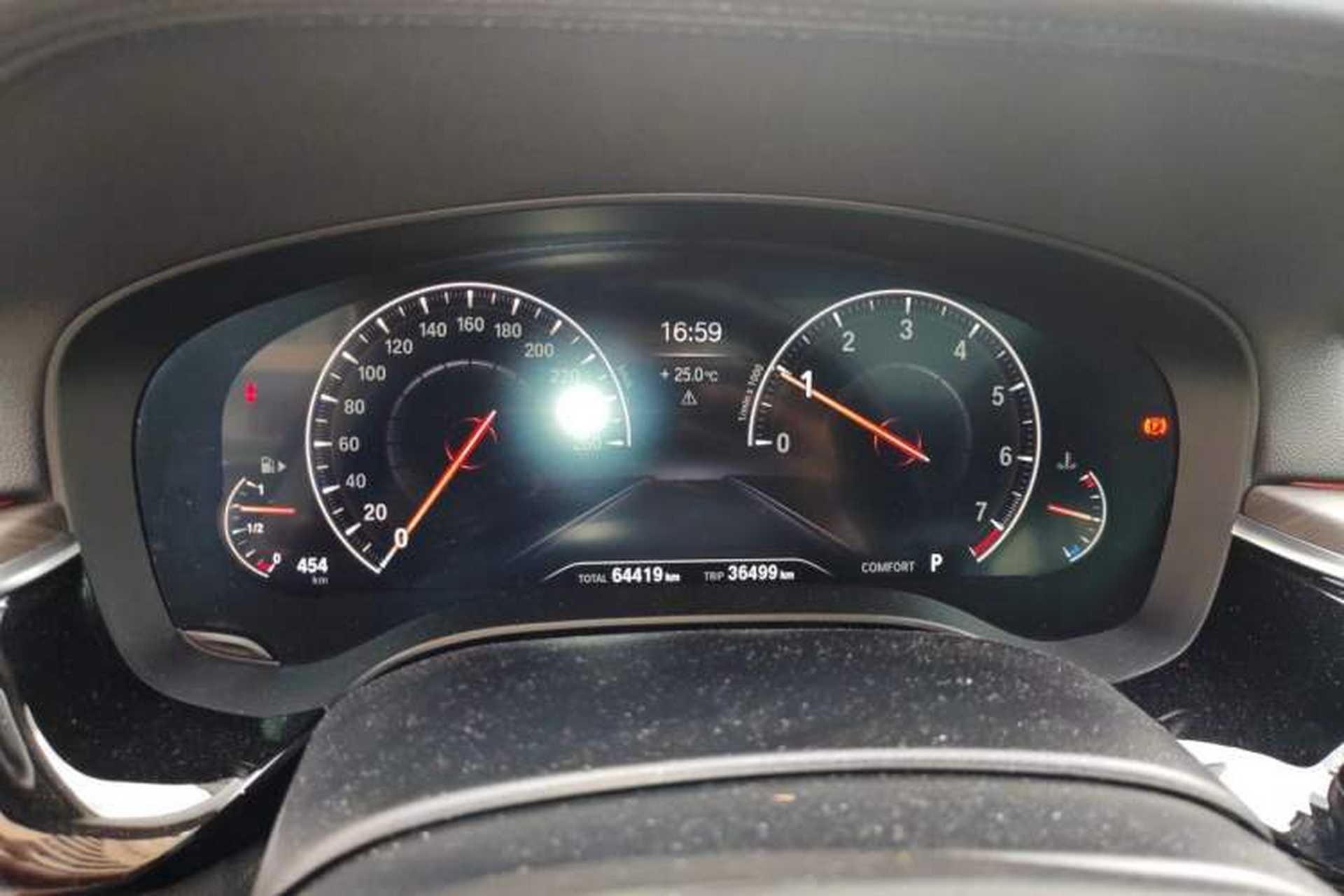 Used BMW 6 Series GT 2019 630i Luxury Design Package Odometer Close Up