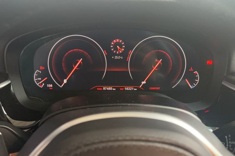 Used BMW 6 Series GT 2019 630i M Sport Package Odometer Close Up