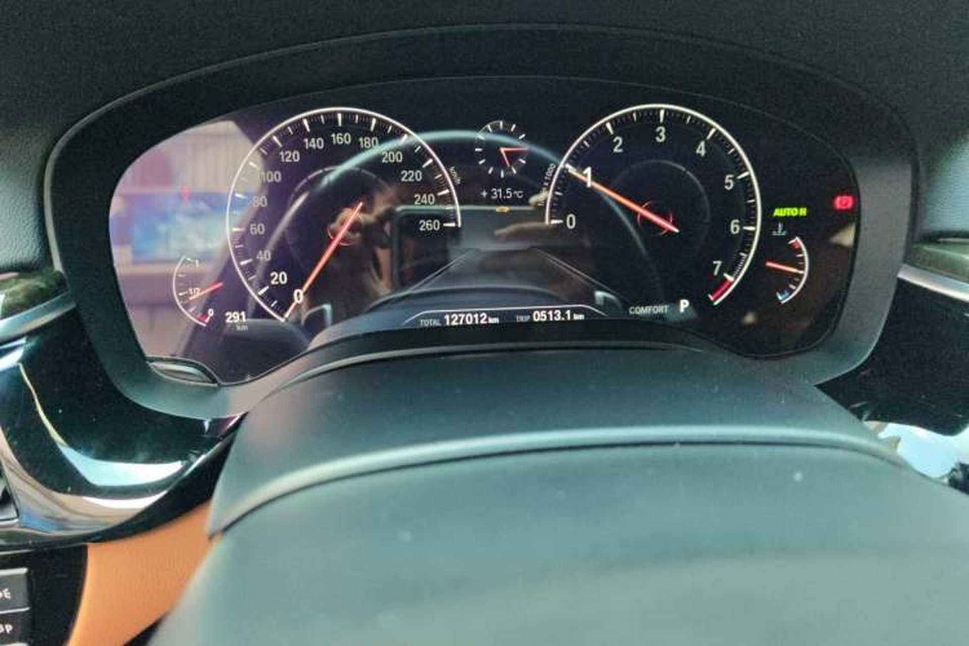 Used BMW 6 Series GT 2019 630i M Sport Package Odometer Close Up