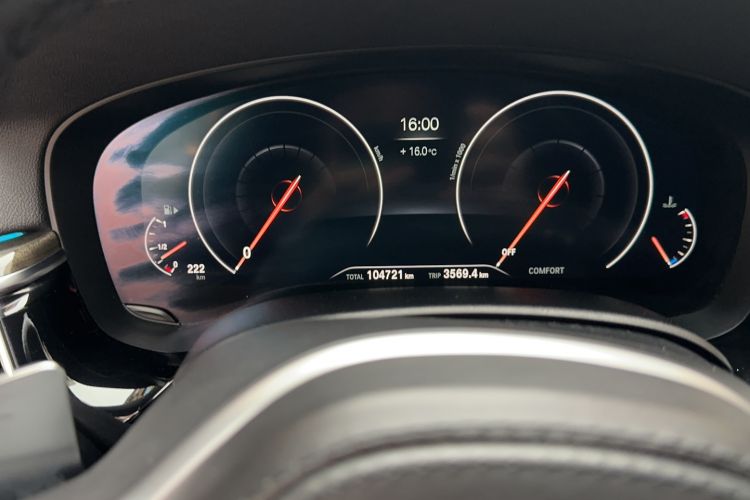 Used BMW 6 Series GT 2019 630i M Sport Touring Edition Odometer Close Up
