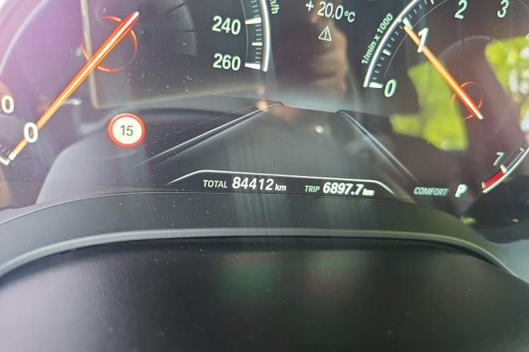 Used BMW 6 Series GT 2019 630i M Sport Touring Edition Odometer Close Up