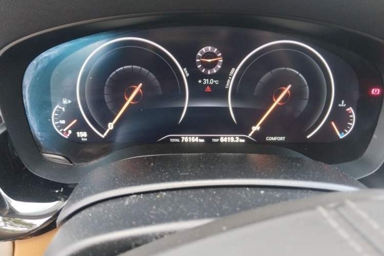 Used BMW 6 Series GT 2019 630i Luxury Design Package Odometer Close Up