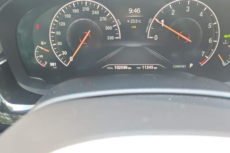 Used BMW 6 Series GT 2019 630i M Sport Package Odometer Close Up