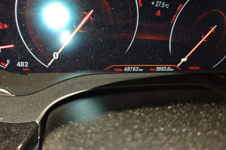 Used BMW 6 Series GT 2019 630i M Sport Package Odometer Close Up