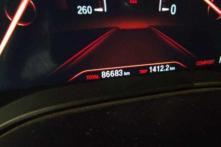 Used BMW 6 Series GT 2019 630i Luxury Design Package Odometer Close Up