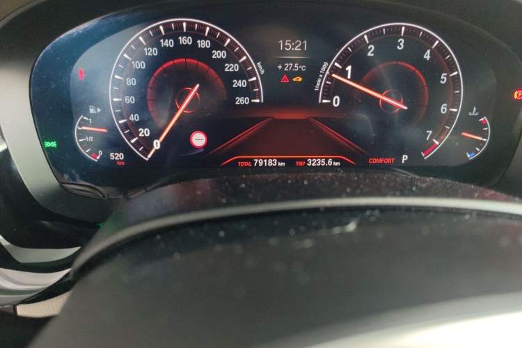Used BMW 6 Series GT 2019 630i M Sport Touring Edition Odometer Close Up