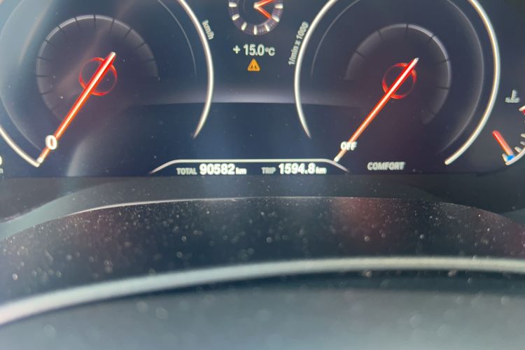 Used BMW 6 Series GT 2019 630i M Sport Package Odometer Close Up