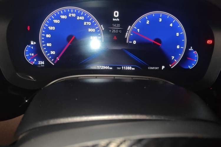 Used BMW 6 Series GT 2019 630i M Sport Touring Edition Odometer Close Up