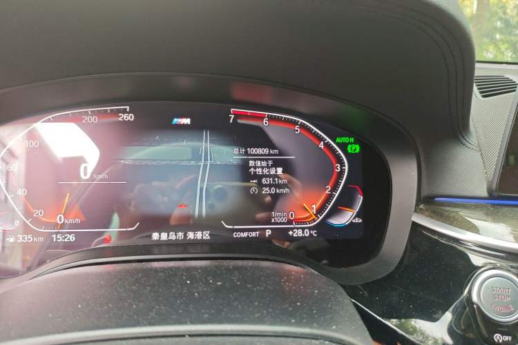 Used BMW 6 Series GT 2020 630i M Sport Package Odometer Close Up