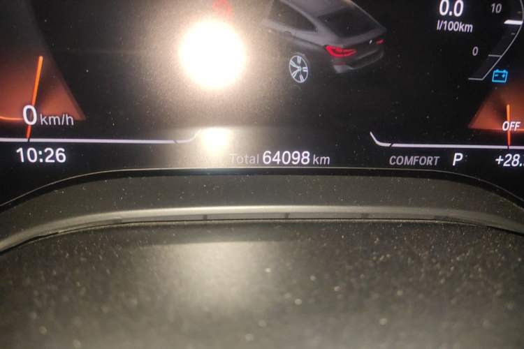 Used BMW 6 Series GT 2020 630i M Sport Package Odometer Close Up