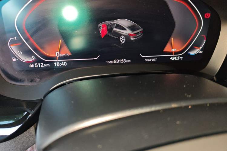 Used BMW 6 Series GT 2020 630i M Sport Package Odometer Close Up
