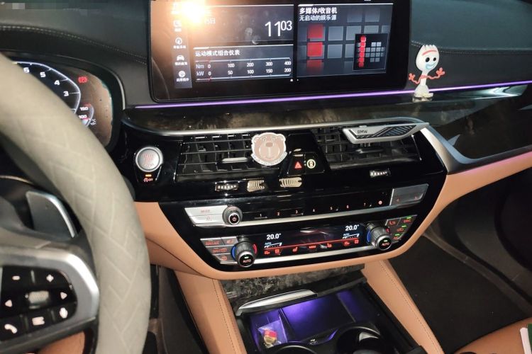 Used BMW 6 Series GT 2021 630i M Sport Package Audio And AC Panel