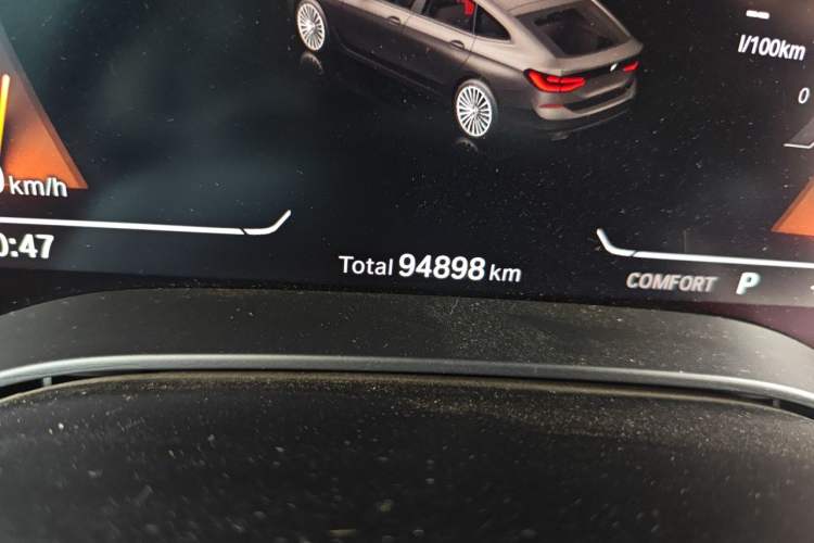 Used BMW 6 Series GT 2021 Updated 630i Luxury Design Package Odometer Close Up