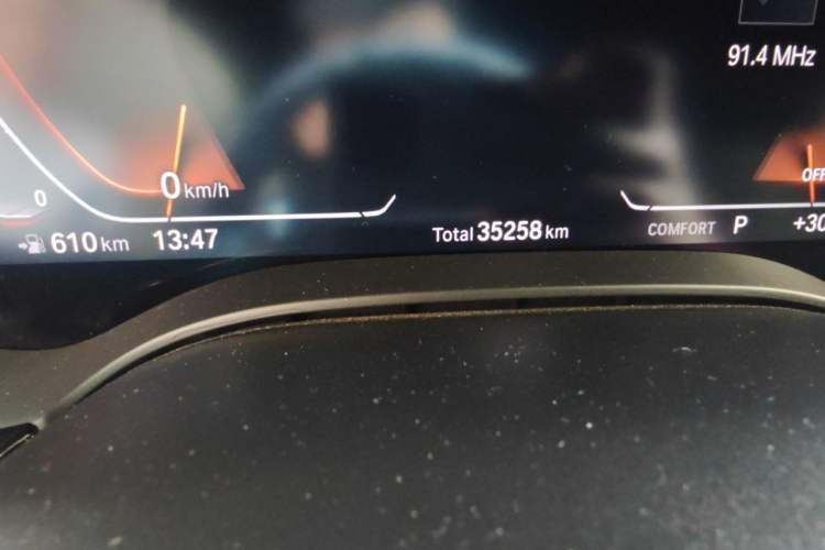 Used BMW 6 Series GT 2021 630i M Sport Package Odometer Close Up