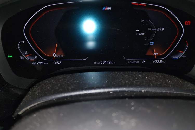 Used BMW 6 Series GT 2021 630i M Sport Package Odometer Close Up