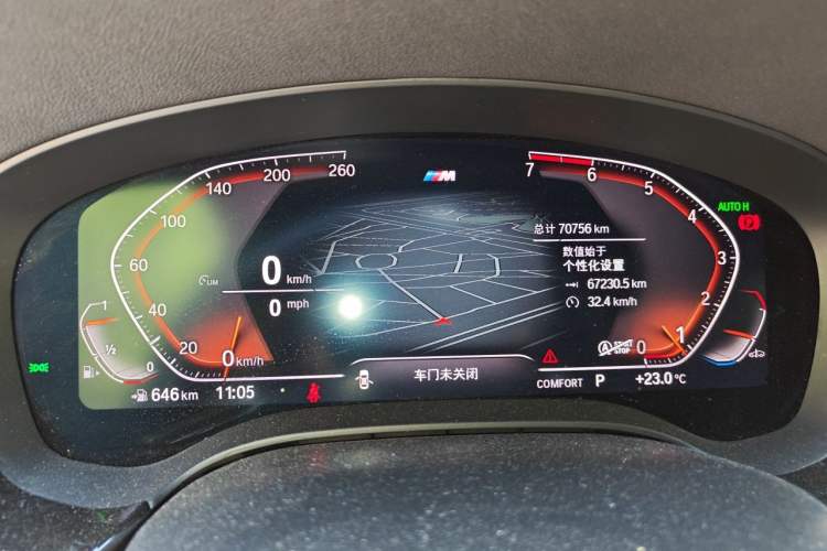 Used BMW 6 Series GT 2021 630i M Sport Package Odometer Close Up