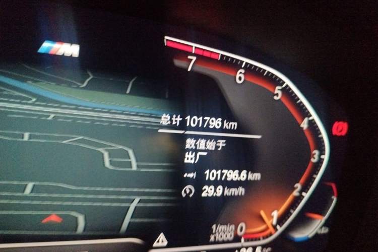 Used BMW 6 Series GT 2021 630i M Sport Package Odometer Close Up