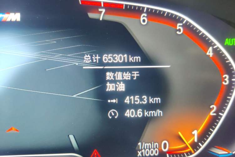Used BMW 6 Series GT 2021 Restyled 630i M Sport Package Odometer Close Up