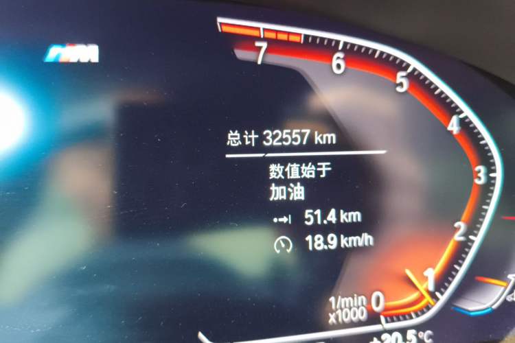 Used BMW 6 Series GT 2021 630i M Sport Grand Touring Edition Odometer Close Up