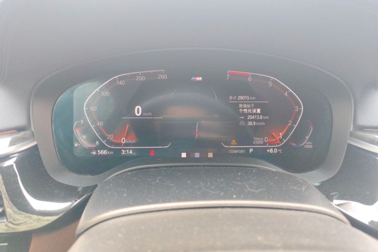 Used BMW 6 Series GT 2021 630i M Sport Grand Touring Edition Odometer Close Up