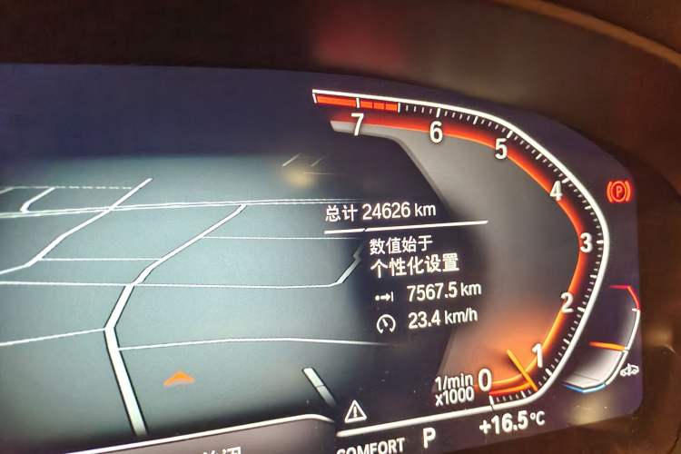 Used BMW 6 Series GT 2021 Updated 630i Luxury Design Package Odometer Close Up