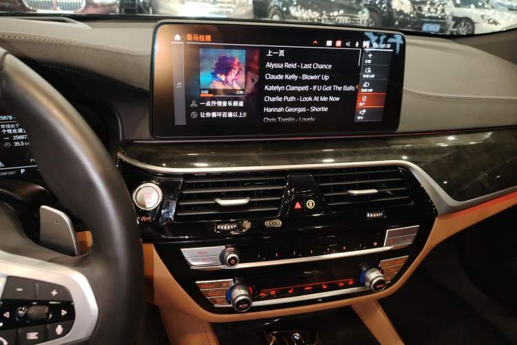 Used BMW 6 Series GT 2022 630i M Sport Package Audio And AC Panel