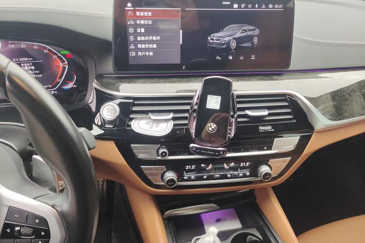 Used BMW 6 Series GT 2022 630i M Sport Package Audio And AC Panel
