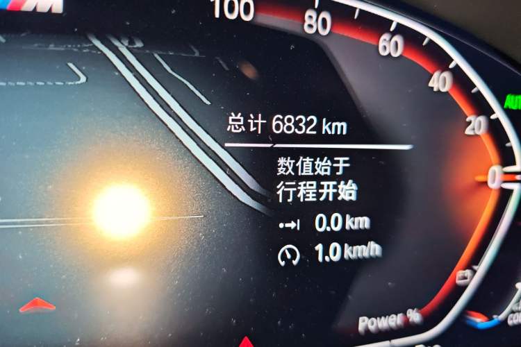 Used BMW 6 Series GT 2022 630i M Sport Grand Touring Edition Odometer Close Up