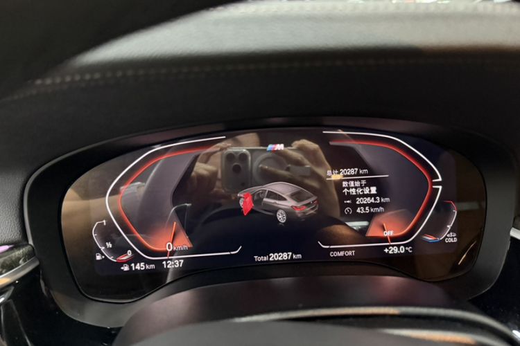 Used BMW 6 Series GT 2022 630i M Sport Package Odometer Close Up