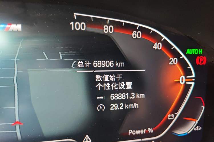 Used BMW 6 Series GT 2022 630i M Sport Package Odometer Close Up