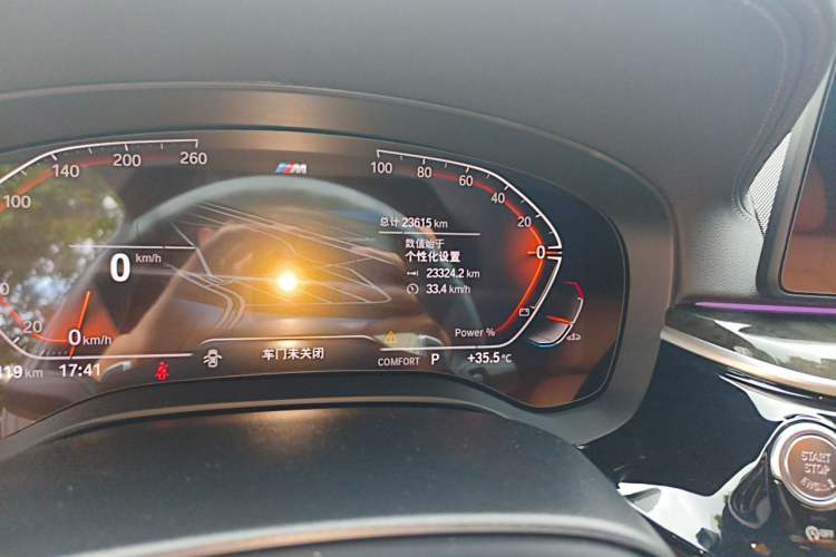 Used BMW 6 Series GT 2022 630i M Sport Package Odometer Close Up