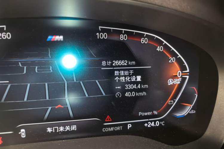 Used BMW 6 Series GT 2022 630i M Sport Package Odometer Close Up