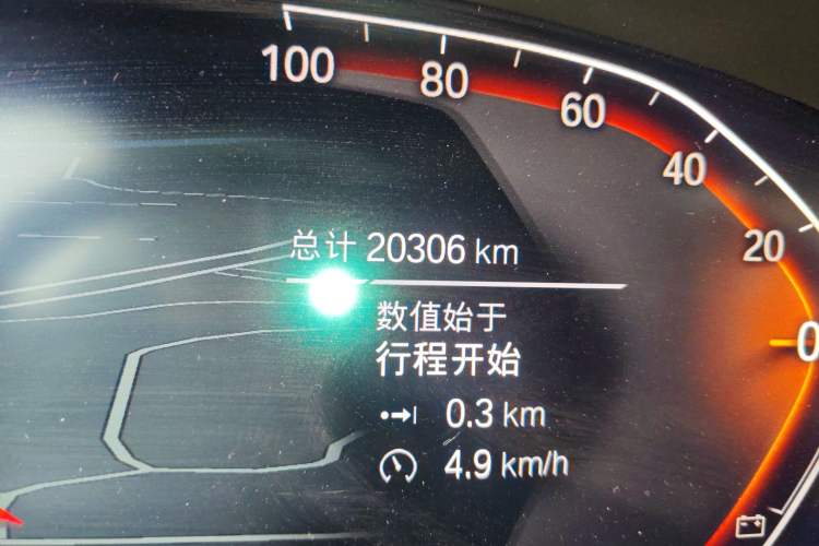 Used BMW 6 Series GT 2022 630i M Sport Package Odometer Close Up