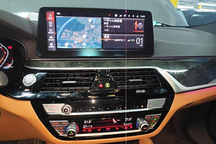 Used BMW 6 Series GT 2022 630i M Sport Package Audio And AC Panel