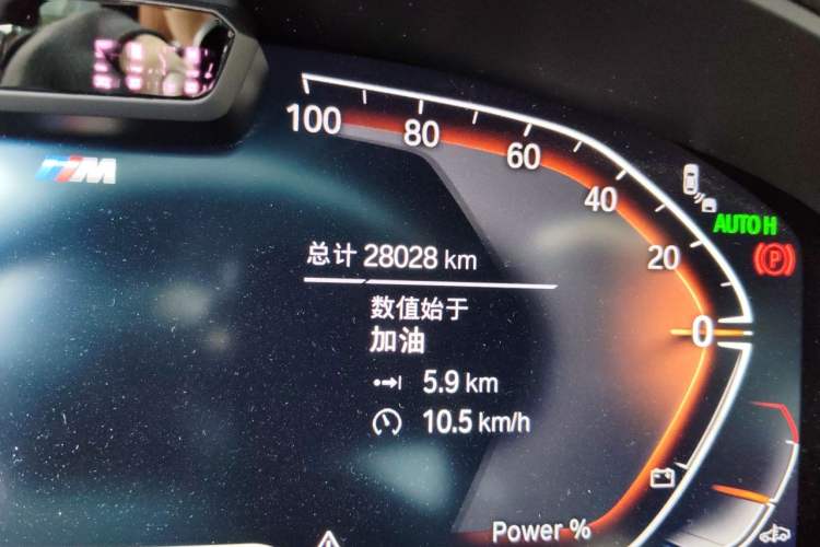 Used BMW 6 Series GT 2022 630i M Sport Package Odometer Close Up