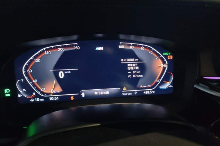 Used BMW 6 Series GT 2022 630i M Sport Package Odometer Close Up