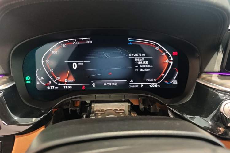 Used BMW 6 Series GT 2022 630i Luxury Design Package Odometer Close Up