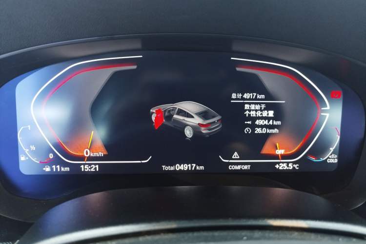 Used BMW 6 Series GT 2022 630i Luxury Design Package Odometer Close Up