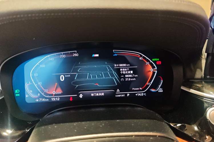 Used BMW 6 Series GT 2022 630i M Sport Package Odometer Close Up