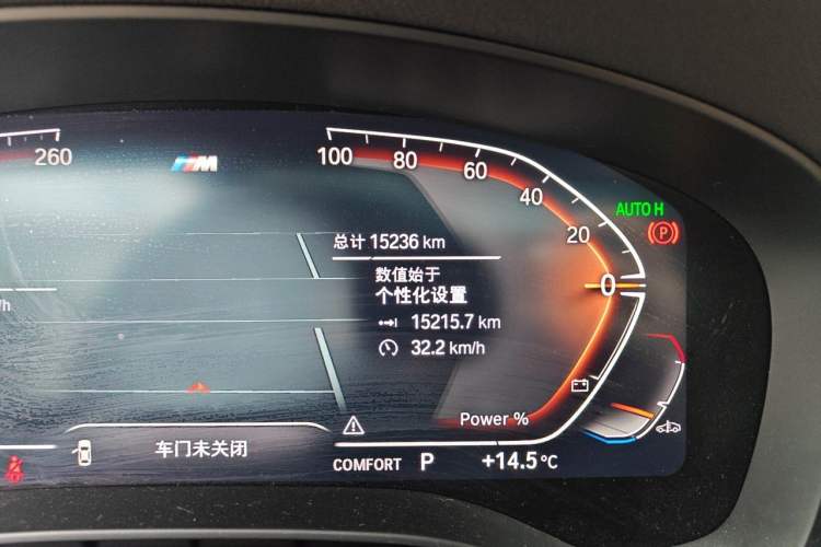 Used BMW 6 Series GT 2022 630i M Sport Package Odometer Close Up