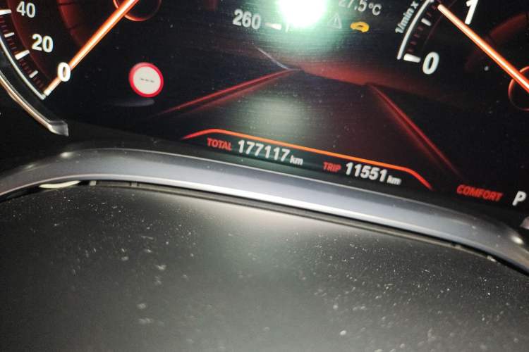 Used BMW 7 Series 2017 740Li xDrive Personalized Custom Edition Odometer Close Up